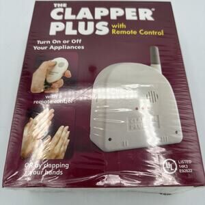 The Clapper Plus w/ Remote Control Clap On Off Sound Activated - BRAND NEW NOS